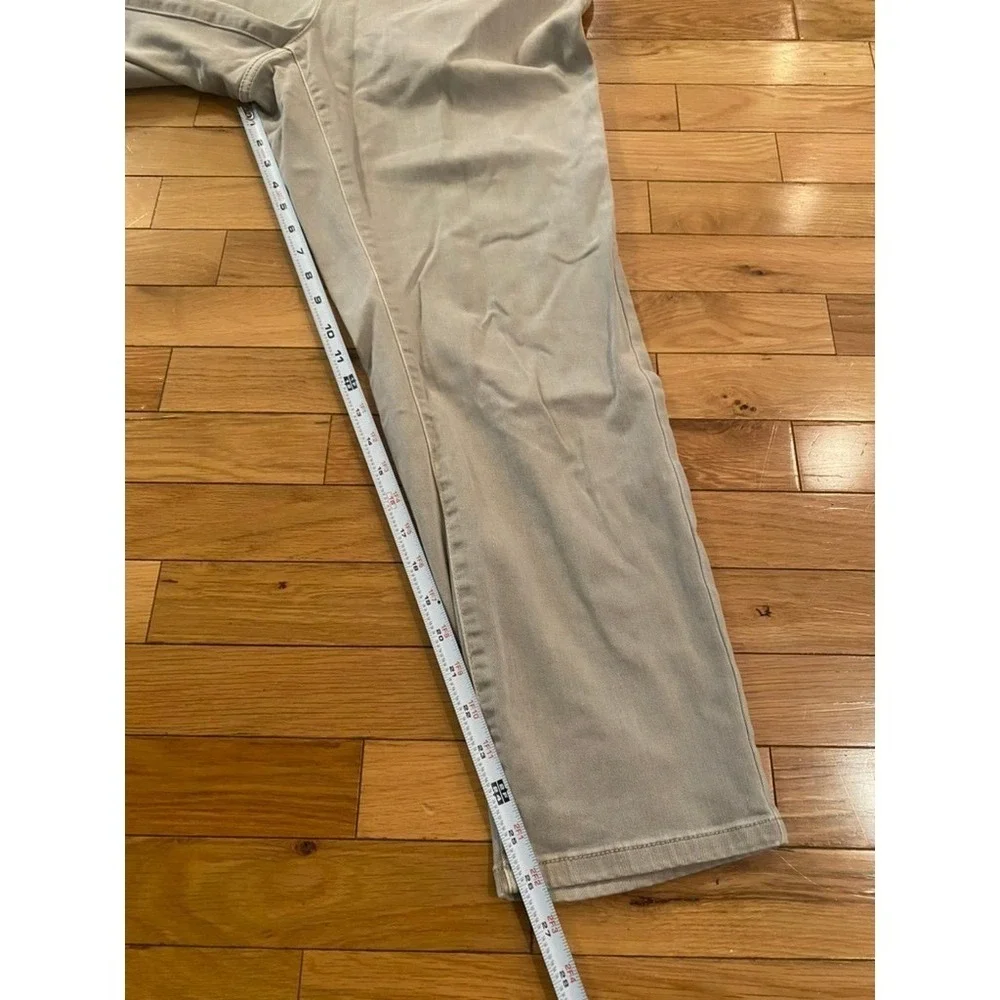 J. Jill Denim Authentic Fit Slim Ankle‎ Jeans Light Grey Size 16 Elastic Back